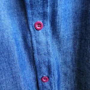 Mens denim dress shirt